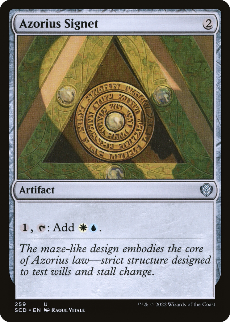 Azorius Signet [Starter Commander Decks] | Exor Games Dartmouth