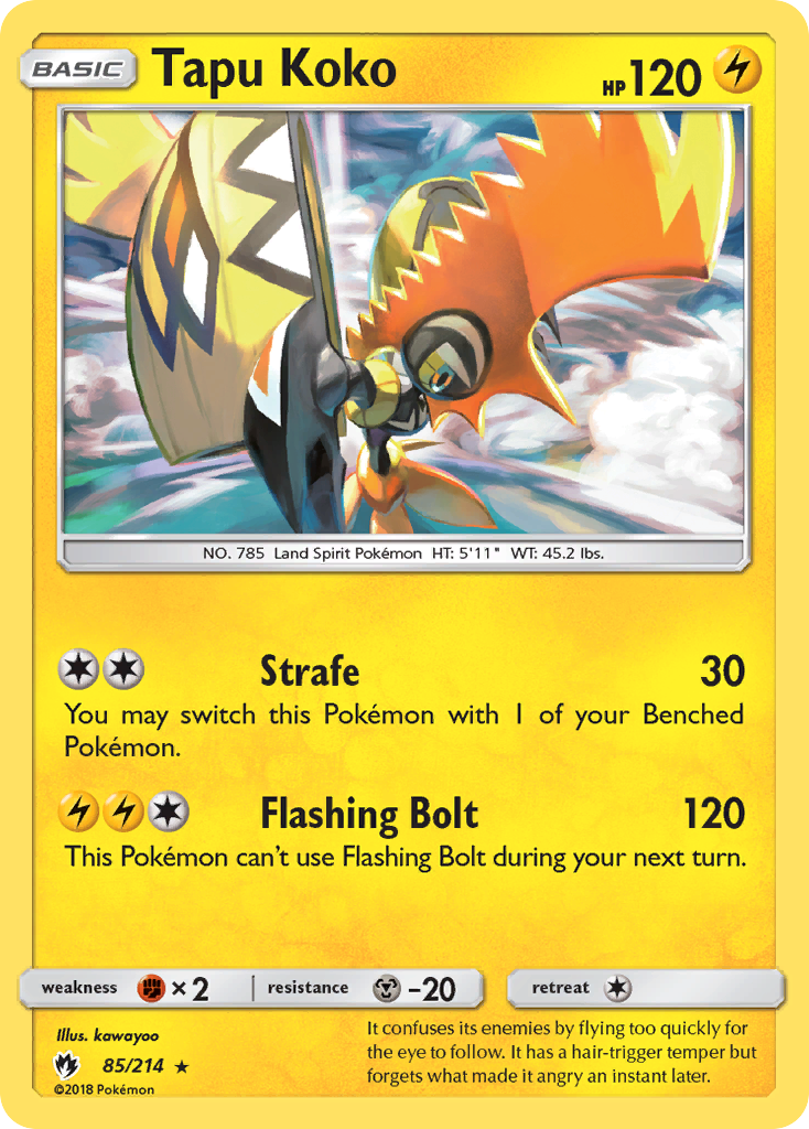 Tapu Koko (85/214) [Sun & Moon: Lost Thunder] | Exor Games Dartmouth