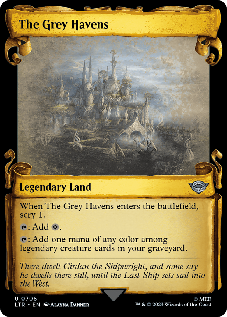 The Grey Havens [The Lord of the Rings: Tales of Middle-Earth Showcase Scrolls] | Exor Games Dartmouth