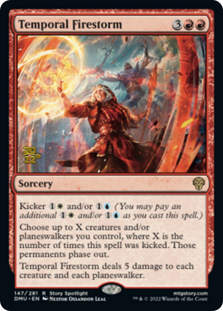 Temporal Firestorm [Dominaria United Prerelease Promos] | Exor Games Dartmouth