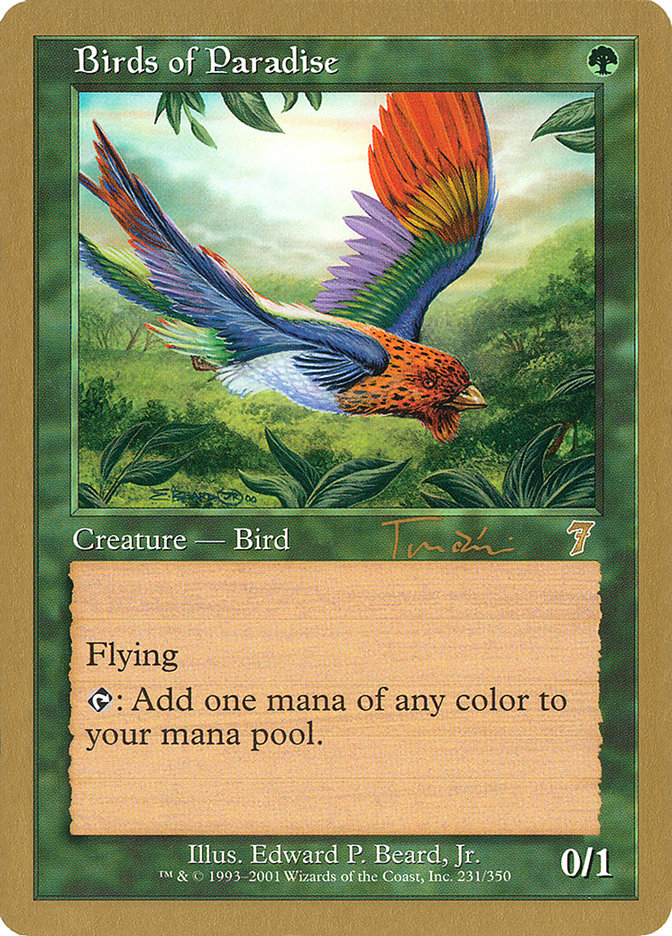 Birds of Paradise (Jan Tomcani) [World Championship Decks 2001] | Exor Games Dartmouth