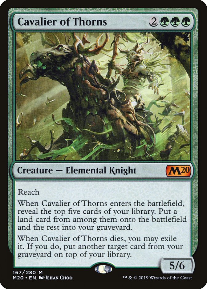 Cavalier of Thorns [Core Set 2020] | Exor Games Dartmouth