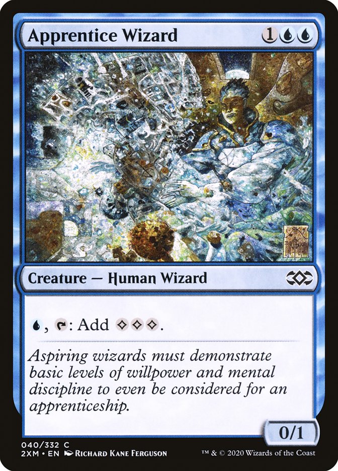Apprentice Wizard [Double Masters] | Exor Games Dartmouth