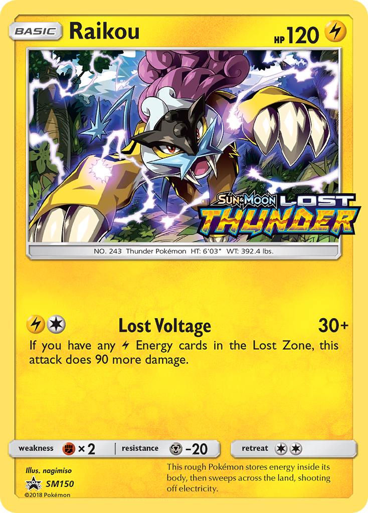 Raikou (SM150) [Sun & Moon: Black Star Promos] | Exor Games Dartmouth