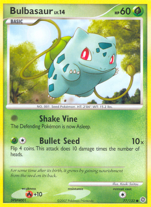 Bulbasaur (77/132) [Diamond & Pearl: Secret Wonders] | Exor Games Dartmouth