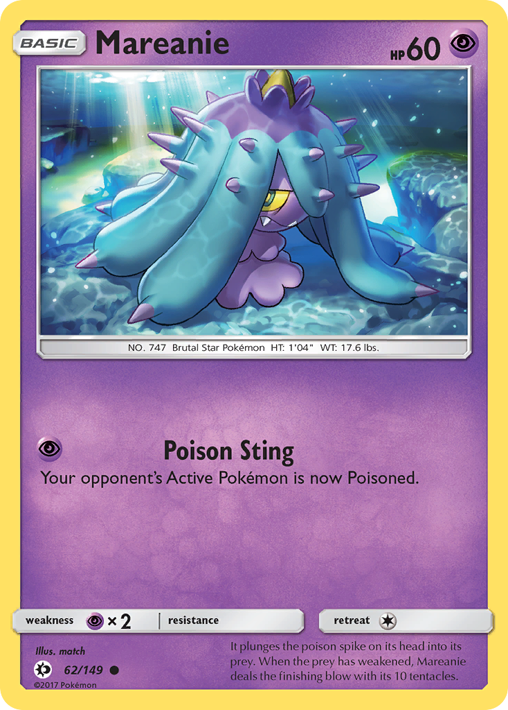 Mareanie (62/149) [Sun & Moon: Base Set] | Exor Games Dartmouth