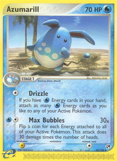 Azumarill (30/100) [EX: Sandstorm] | Exor Games Dartmouth