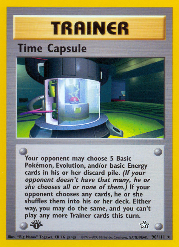 Time Capsule (90/111) [Neo Genesis 1st Edition] | Exor Games Dartmouth