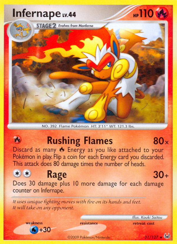 Infernape (31/127) [Platinum: Base Set] | Exor Games Dartmouth