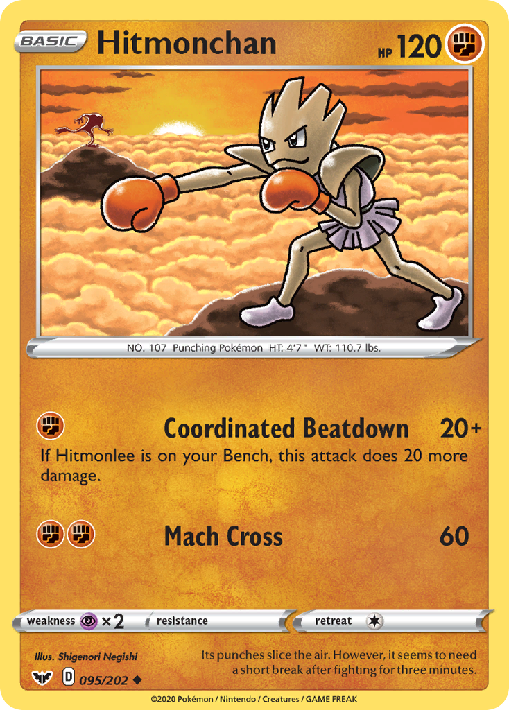 Hitmonchan (095/202) [Sword & Shield: Base Set] | Exor Games Dartmouth