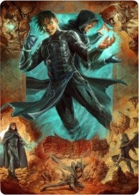 Jace, Mirror Mage 2 Art Card [Zendikar Rising Art Series] | Exor Games Dartmouth