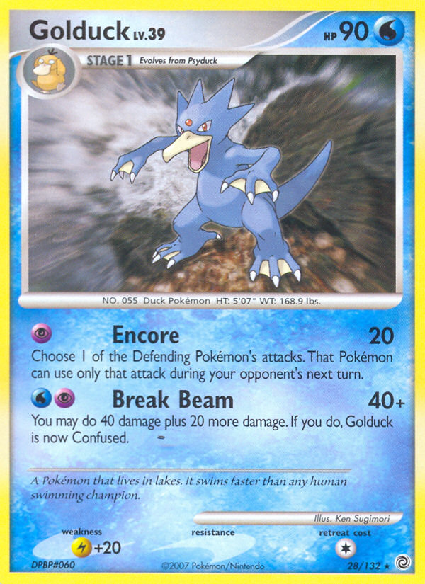 Golduck (28/132) [Diamond & Pearl: Secret Wonders] | Exor Games Dartmouth