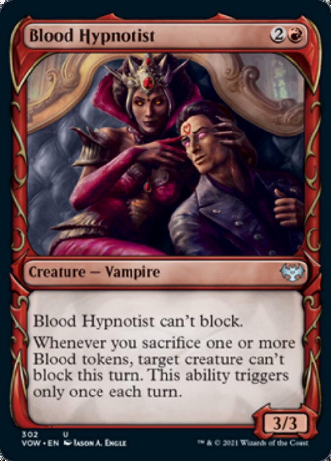 Blood Hypnotist (Showcase Fang Frame) [Innistrad: Crimson Vow] | Exor Games Dartmouth