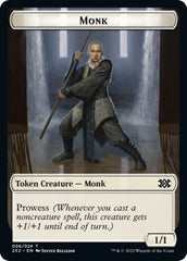 Wrenn and Six Emblem // Monk Double-sided Token [Double Masters 2022 Tokens] | Exor Games Dartmouth