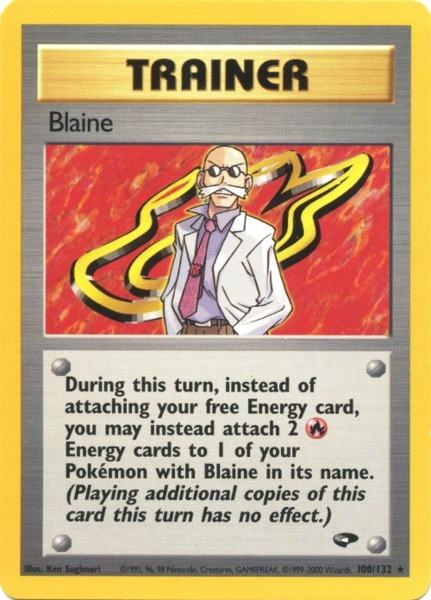 Blaine (100/132) [Gym Challenge Unlimited] | Exor Games Dartmouth