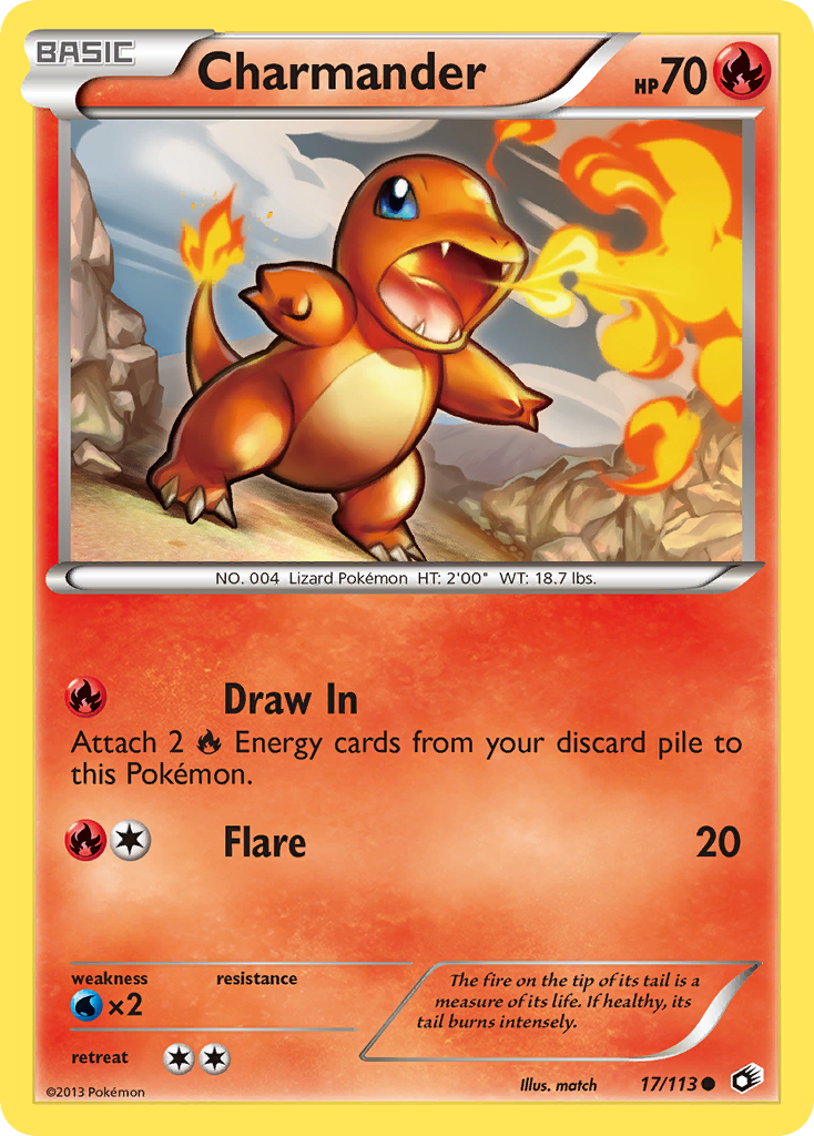 Charmander (17/113) [Black & White: Legendary Treasures] | Exor Games Dartmouth