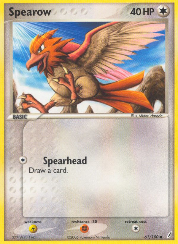 Spearow (61/100) [EX: Crystal Guardians] | Exor Games Dartmouth