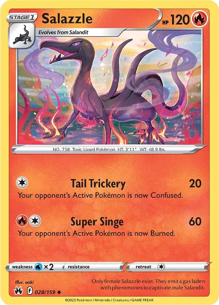 Salazzle (028/159) [Sword & Shield: Crown Zenith] | Exor Games Dartmouth