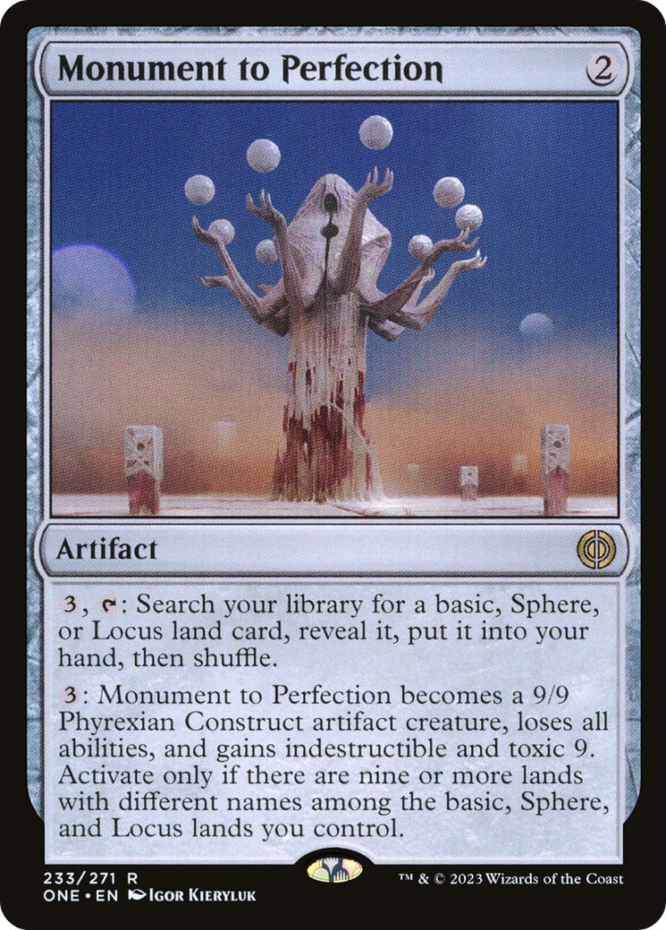 Monument to Perfection [Phyrexia: All Will Be One] | Exor Games Dartmouth