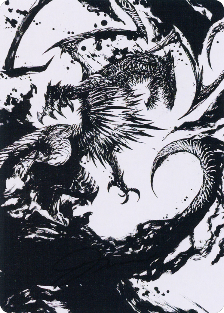 Skithiryx, the Blight Dragon Art Card [March of the Machine Art Series] | Exor Games Dartmouth
