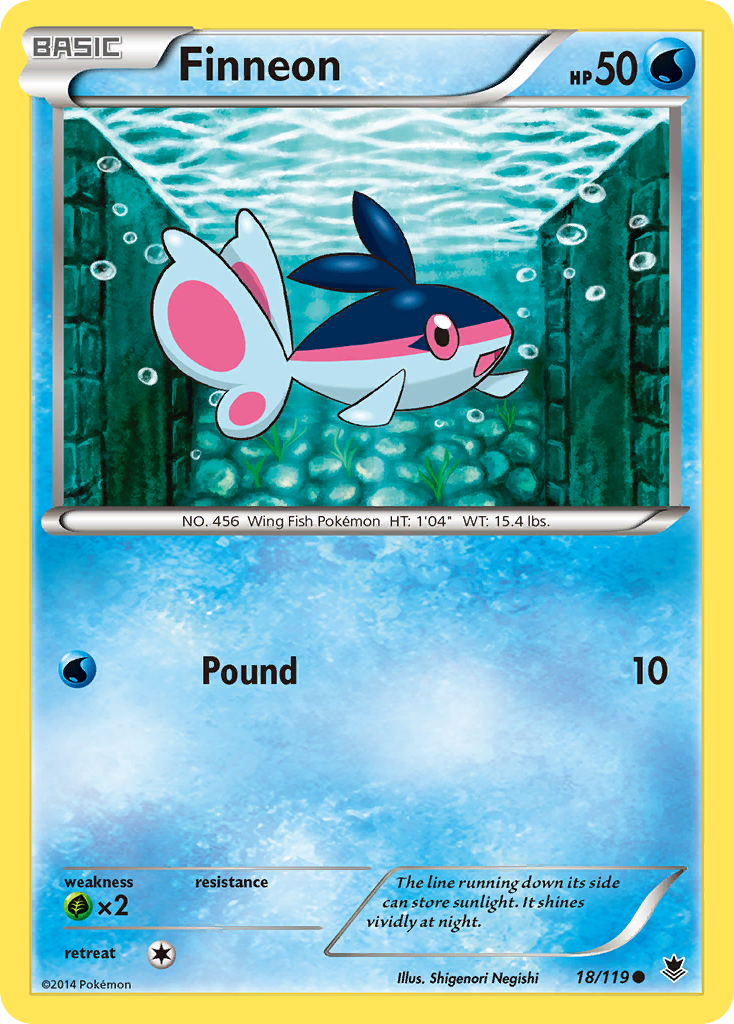 Finneon (18/119) [XY: Phantom Forces] | Exor Games Dartmouth