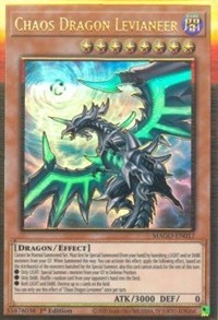 Chaos Dragon Levianeer (Alternate Art) [MAGO-EN017] Gold Rare | Exor Games Dartmouth