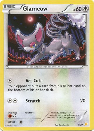 Glameow (1/30) [XY: Trainer Kit 3 - Pikachu Libre] | Exor Games Dartmouth