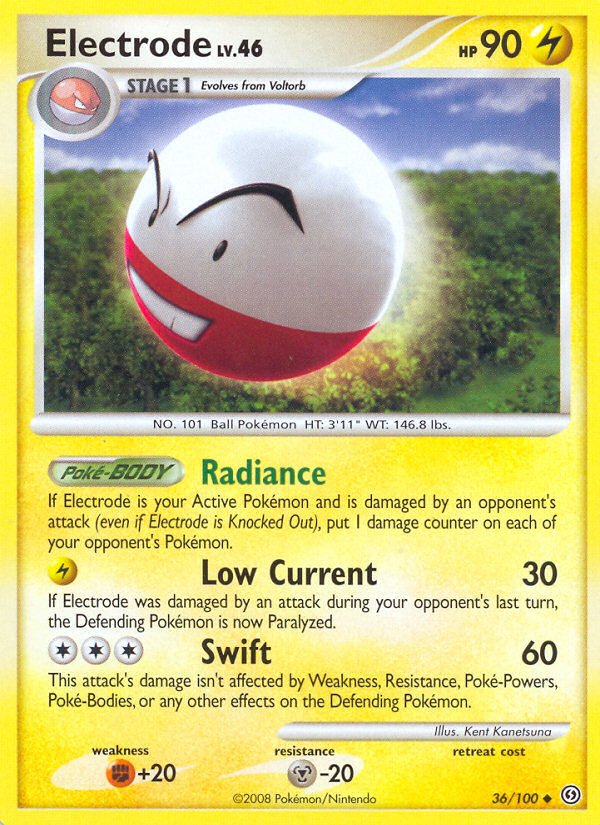 Electrode (36/100) [Diamond & Pearl: Stormfront] | Exor Games Dartmouth