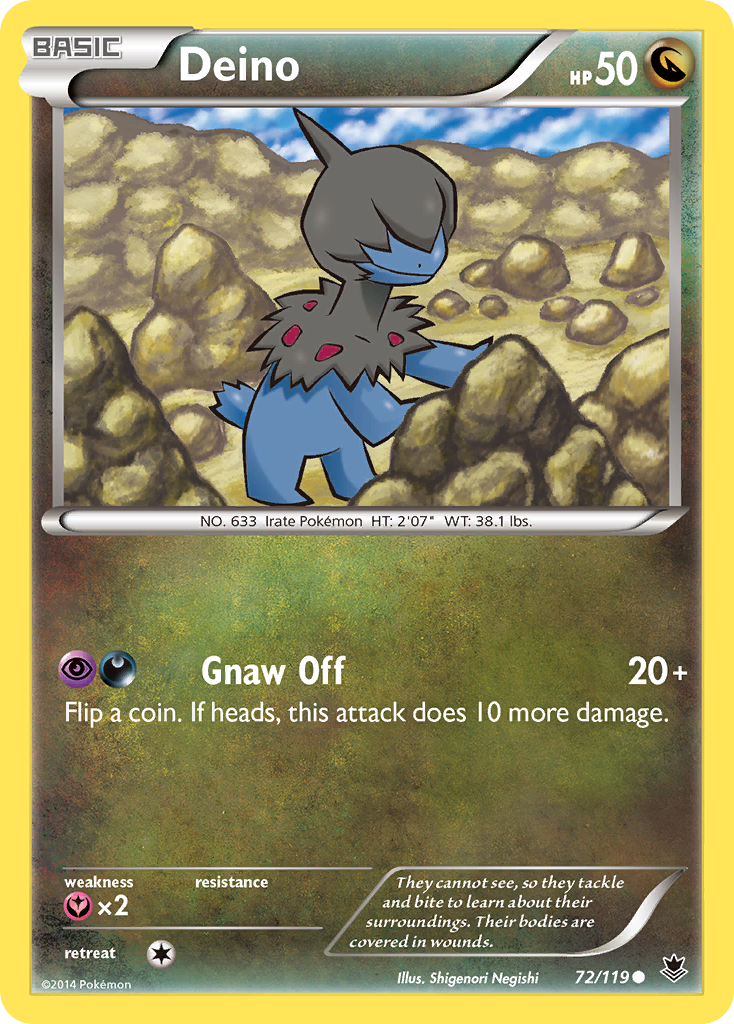 Deino (72/119) [XY: Phantom Forces] | Exor Games Dartmouth