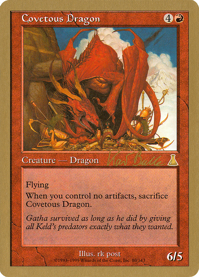 Covetous Dragon (Kai Budde) [World Championship Decks 1999] | Exor Games Dartmouth