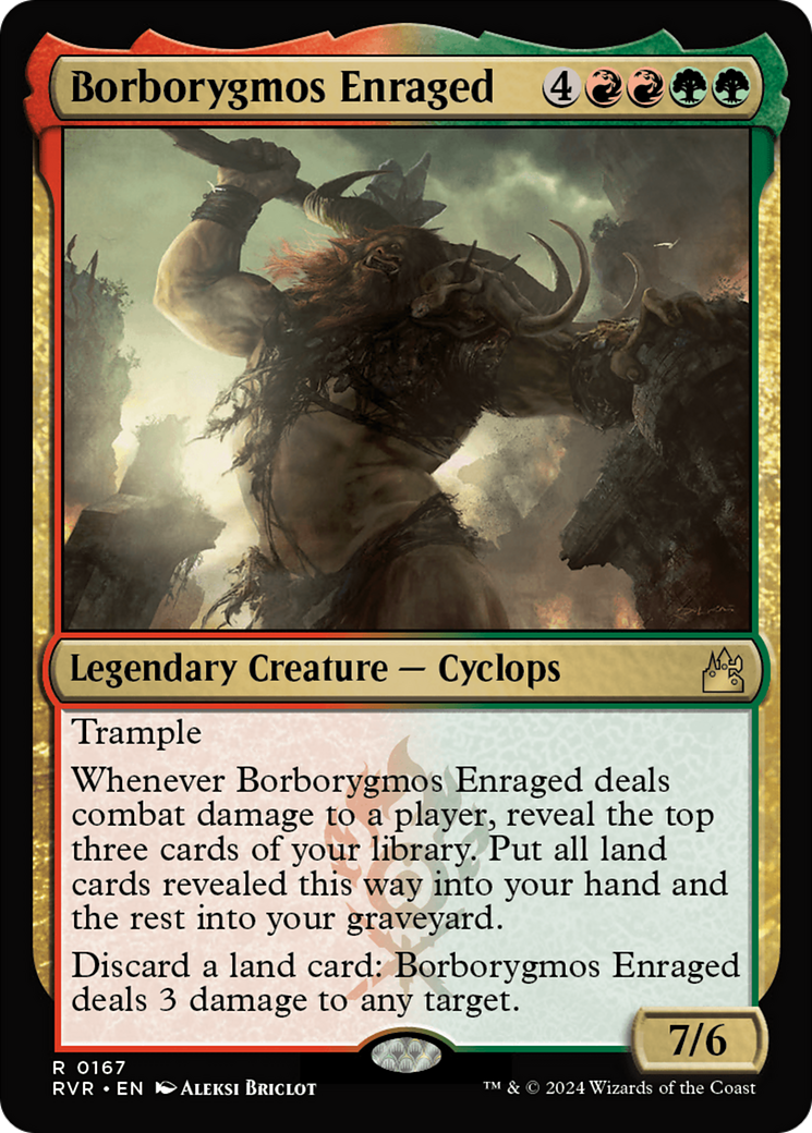 Borborygmos Enraged [Ravnica Remastered] | Exor Games Dartmouth