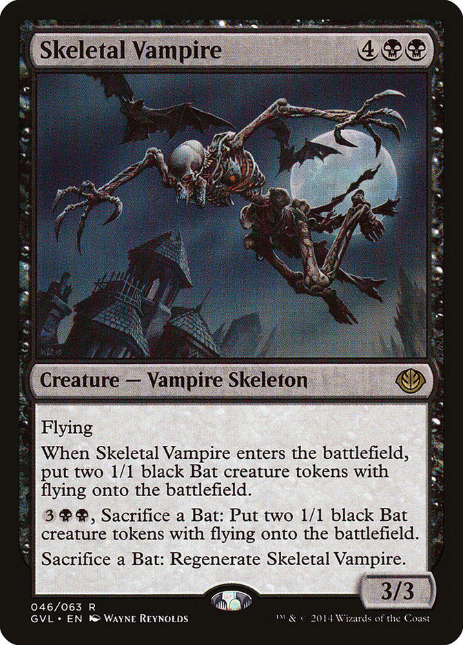 Skeletal Vampire (Garruk vs. Liliana) [Duel Decks Anthology] | Exor Games Dartmouth