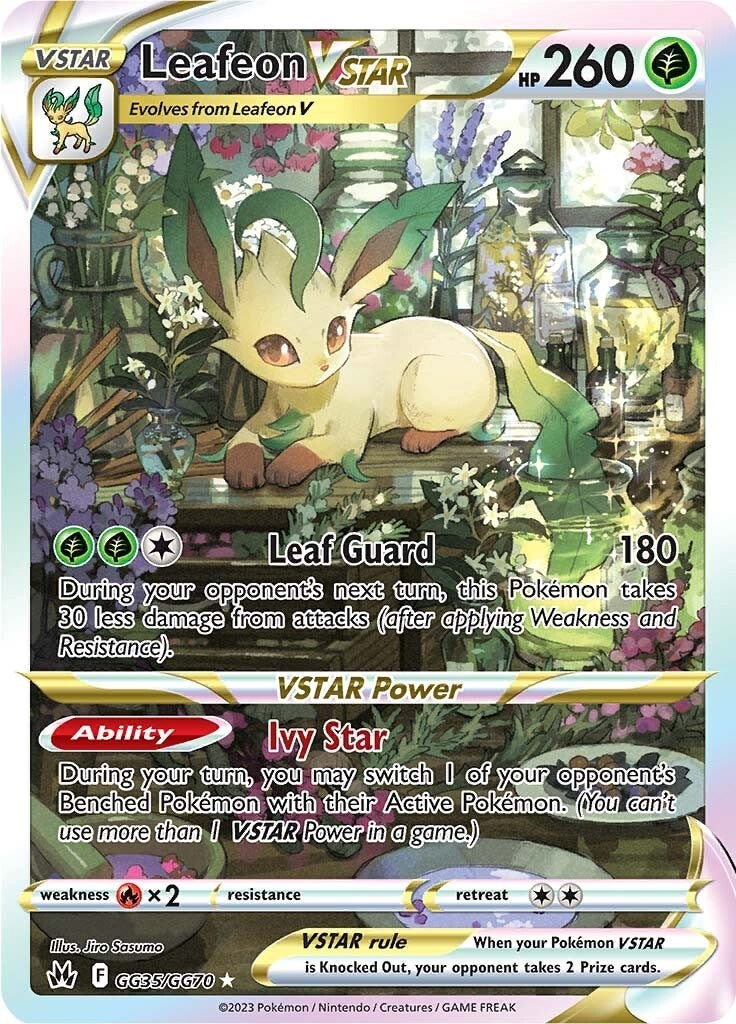 Leafeon VSTAR (GG35/GG70) [Sword & Shield: Crown Zenith] | Exor Games Dartmouth