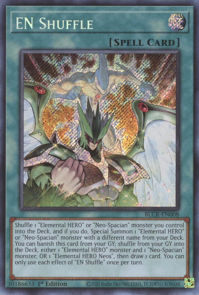 EN Shuffle [BLCR-EN008] Secret Rare | Exor Games Dartmouth