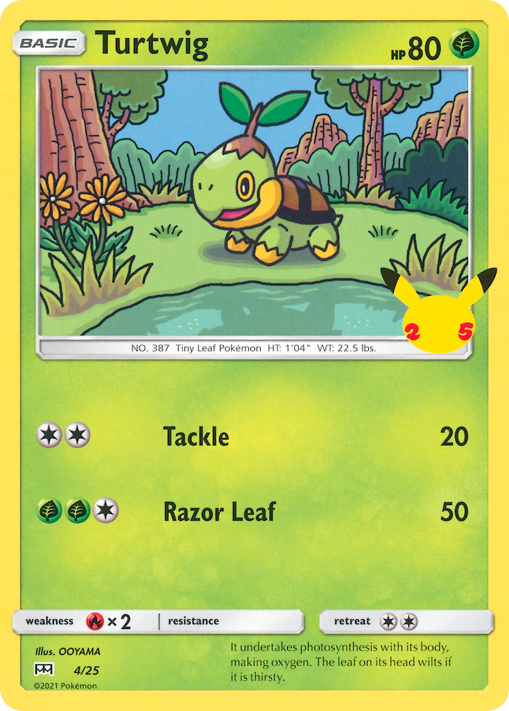 Turtwig (4/25) [McDonald's 25th Anniversary] | Exor Games Dartmouth