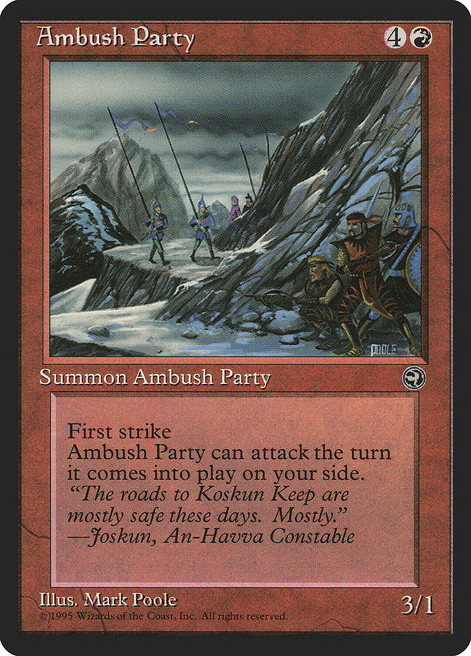 Ambush Party (Joskun Flavor Text) [Homelands] | Exor Games Dartmouth