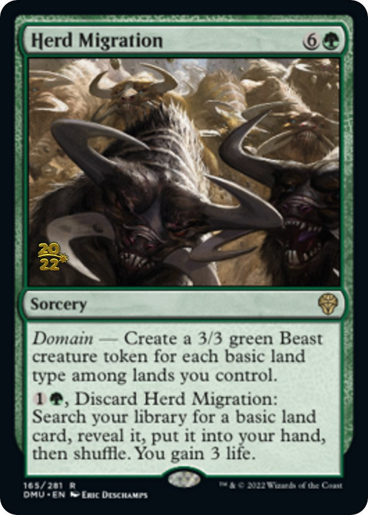 Herd Migration [Dominaria United Prerelease Promos] | Exor Games Dartmouth