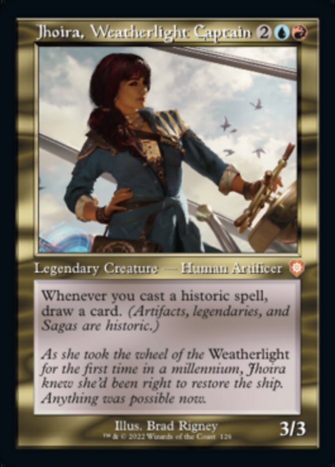 Jhoira, Weatherlight Captain (Retro) [The Brothers' War Commander] | Exor Games Dartmouth