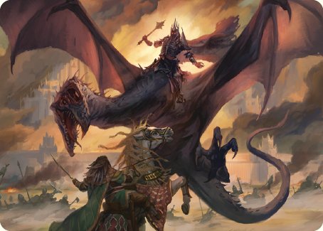 Witch-king, Bringer of Ruin Art Card [The Lord of the Rings: Tales of Middle-earth Art Series] | Exor Games Dartmouth