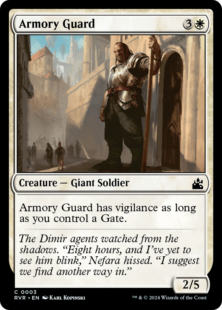 Armory Guard [Ravnica Remastered] | Exor Games Dartmouth