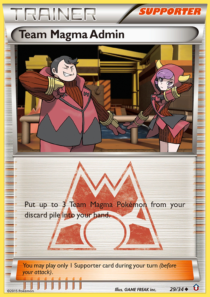 Team Magma Admin (29/34) [XY: Double Crisis] | Exor Games Dartmouth