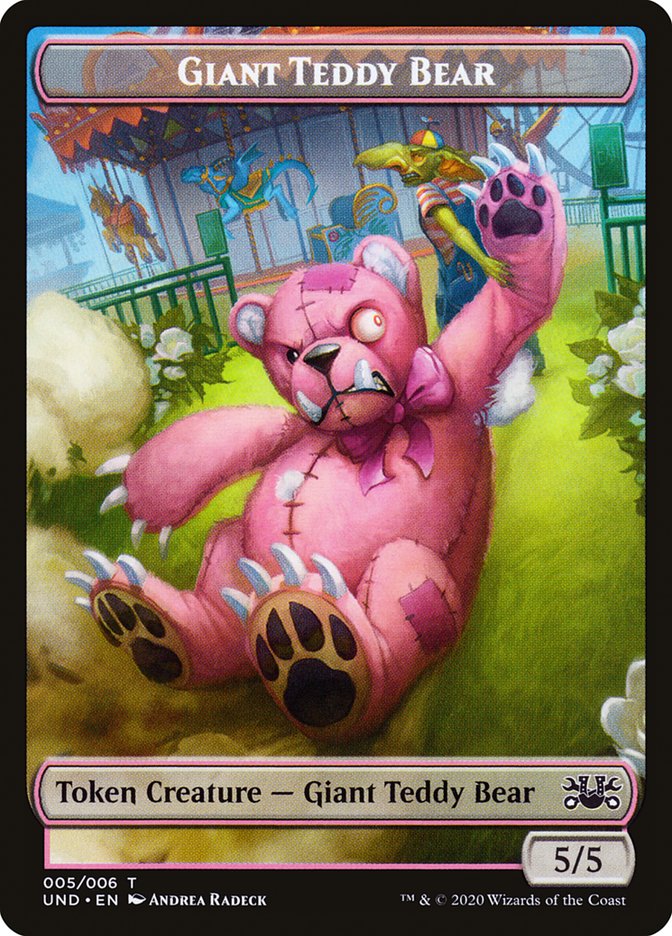 Giant Teddy Bear // Acorn Stash Double-sided Token [Unsanctioned Tokens] | Exor Games Dartmouth