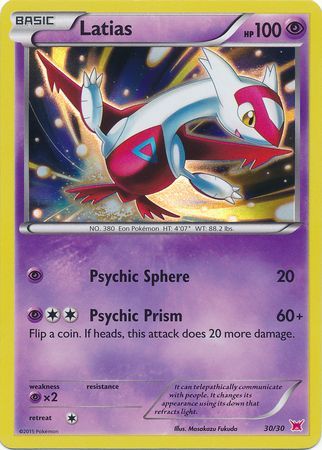 Latias (30/30) [XY: Trainer Kit 2 - Latias] | Exor Games Dartmouth