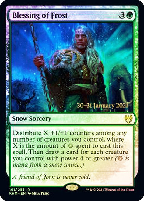 Blessing of Frost  [Kaldheim Prerelease Promos] | Exor Games Dartmouth