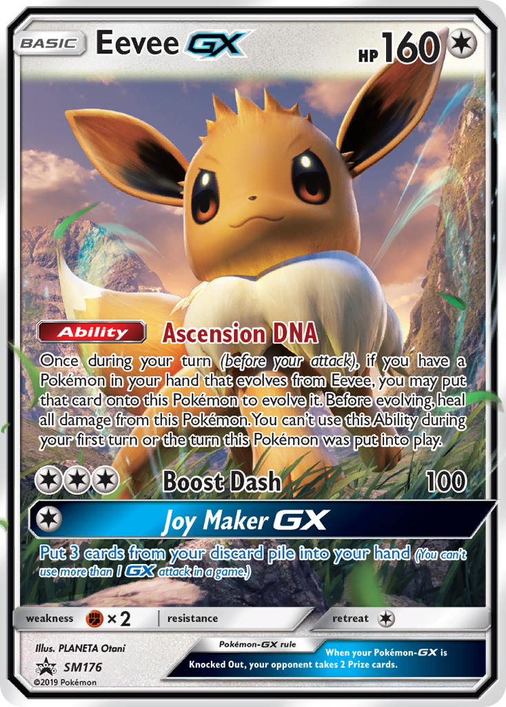 Eevee GX (SM176) (Jumbo Card) [Sun & Moon: Black Star Promos] | Exor Games Dartmouth