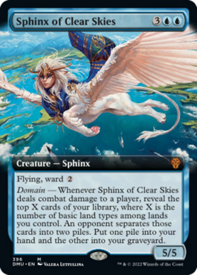 Sphinx of Clear Skies (Extended Art) [Dominaria United] | Exor Games Dartmouth