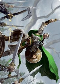 Maja, Bretagard Protector Art Card (Gold-Stamped Signature) [Kaldheim: Art Series] | Exor Games Dartmouth