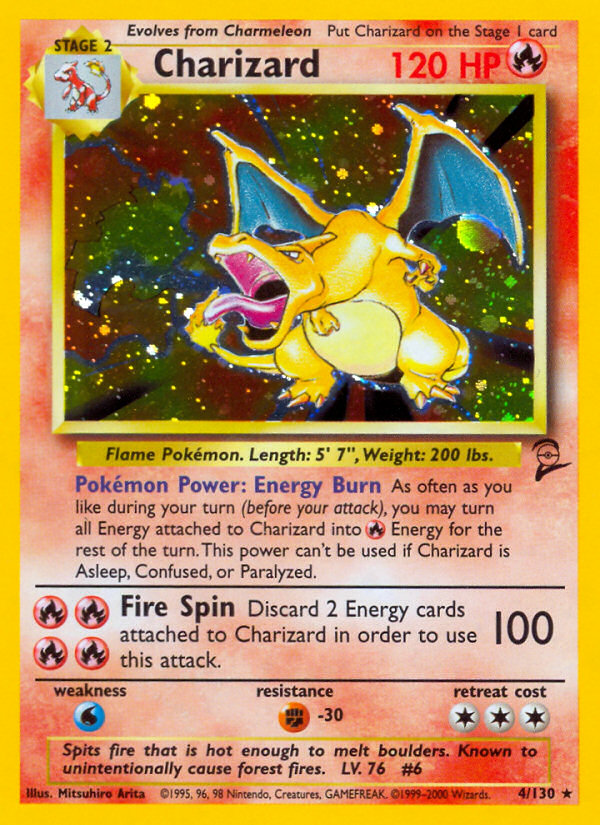 Charizard (4/130) [Base Set 2] | Exor Games Dartmouth