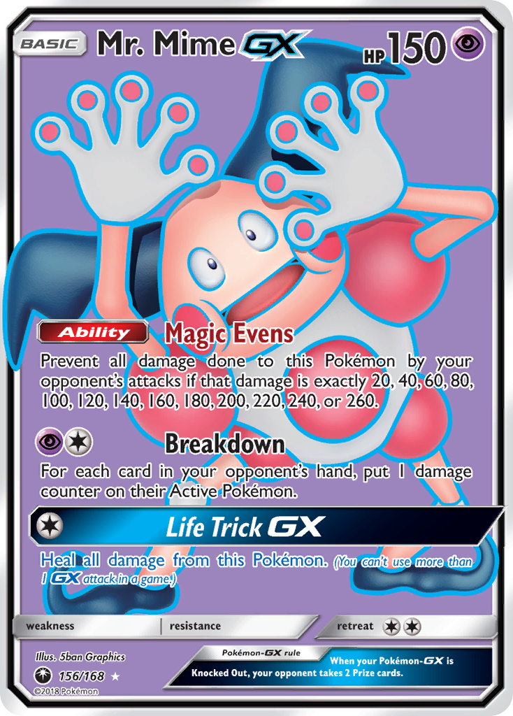 Mr. Mime GX (156/168) [Sun & Moon: Celestial Storm] | Exor Games Dartmouth