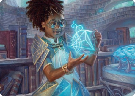 Zimone, Quandrix Prodigy Art Card [Strixhaven: School of Mages Art Series] | Exor Games Dartmouth